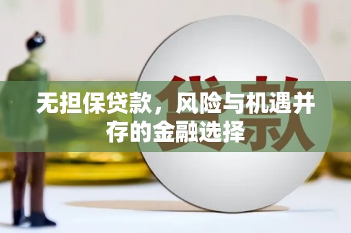 芗城无担保贷款，风险与机遇并存的金融选择