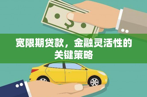 芗城宽限期贷款，金融灵活性的关键策略