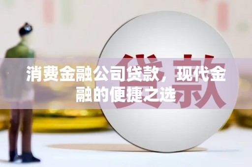 芗城消费金融公司贷款，现代金融的便捷之选