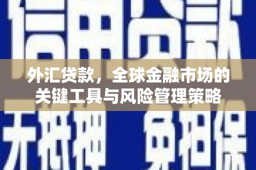 芗城外汇贷款，全球金融市场的关键工具与风险管理策略