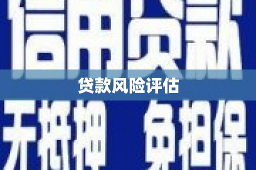 芗城贷款风险评估