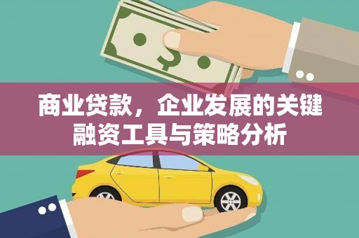 芗城商业贷款，企业发展的关键融资工具与策略分析