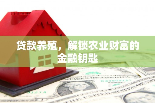 芗城贷款养殖，解锁农业财富的金融钥匙