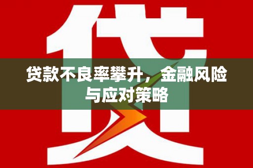 芗城贷款不良率攀升，金融风险与应对策略
