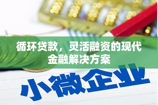 芗城循环贷款，灵活融资的现代金融解决方案