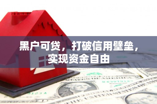 芗城黑户可贷，打破信用壁垒，实现资金自由