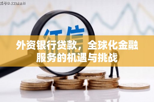 芗城外资银行贷款，全球化金融服务的机遇与挑战