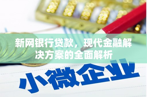 芗城新网银行贷款，现代金融解决方案的全面解析