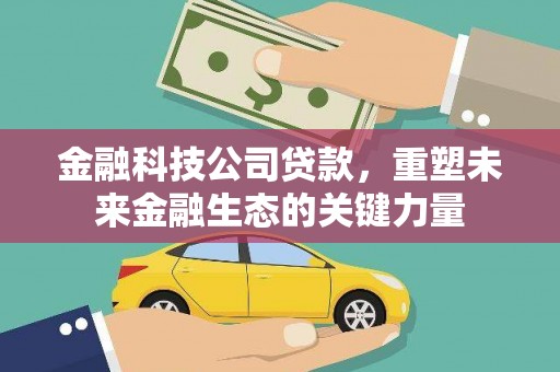芗城金融科技公司贷款，重塑未来金融生态的关键力量