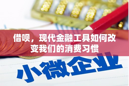 芗城借呗，现代金融工具如何改变我们的消费习惯