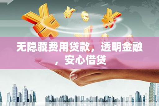 芗城无隐藏费用贷款，透明金融，安心借贷