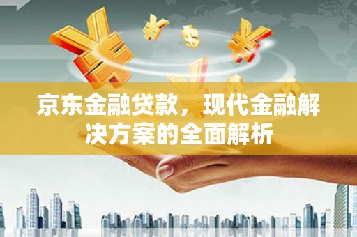 芗城京东金融贷款，现代金融解决方案的全面解析