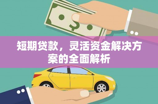 芗城短期贷款，灵活资金解决方案的全面解析