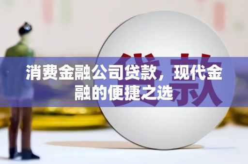 芗城消费金融公司贷款，现代金融的便捷之选