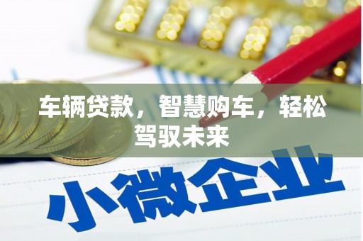 芗城车辆贷款，智慧购车，轻松驾驭未来