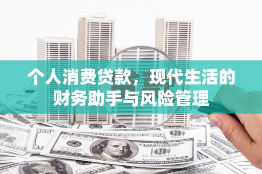芗城个人消费贷款，现代生活的财务助手与风险管理