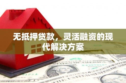 芗城无抵押贷款，灵活融资的现代解决方案